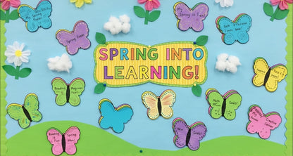 SHAPES ETC. Large Assorted Color Creative Foam Cut-Outs - Butterfly