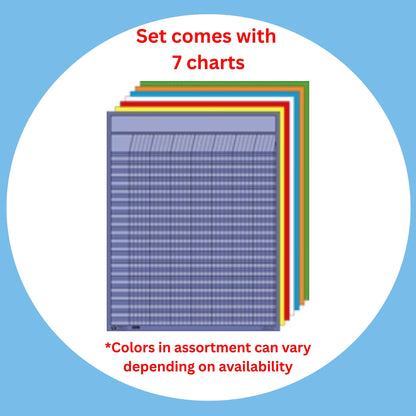 SHAPES ETC. Vertical Chart - Set of 7