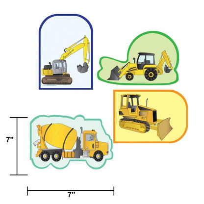 SHAPES ETC.  Large Cardstock Accents - Construction Variety Pack
