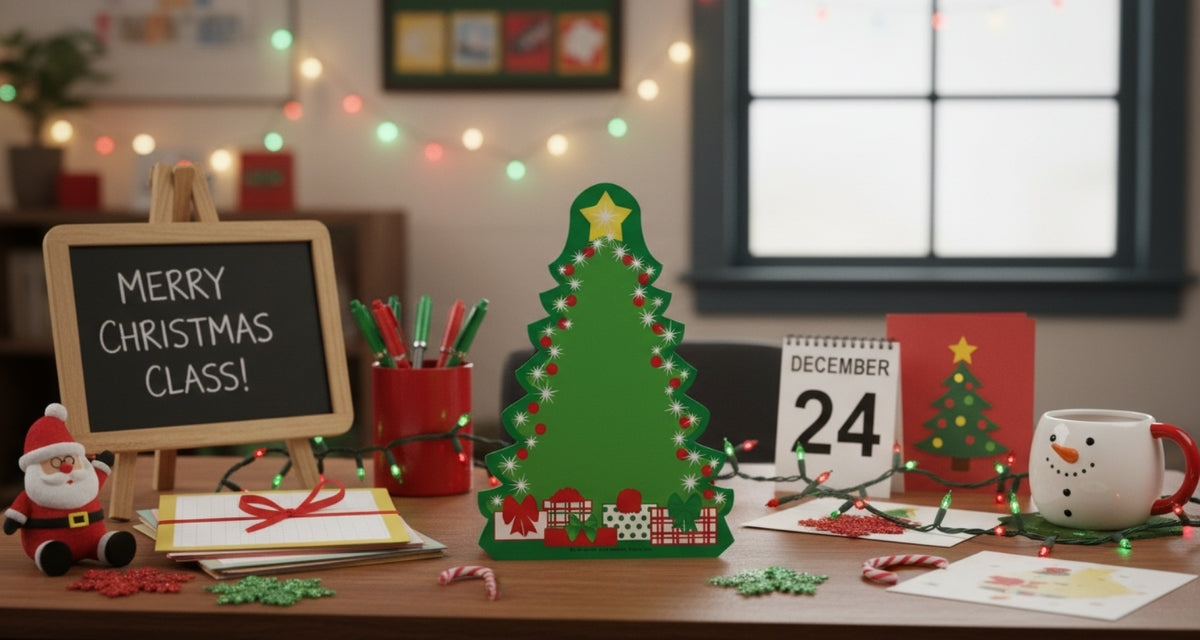 SHAPES ETC.  Large Notepad - Decorated Tree