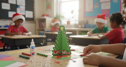 SHAPES ETC.  Large Notepad - Decorated Tree