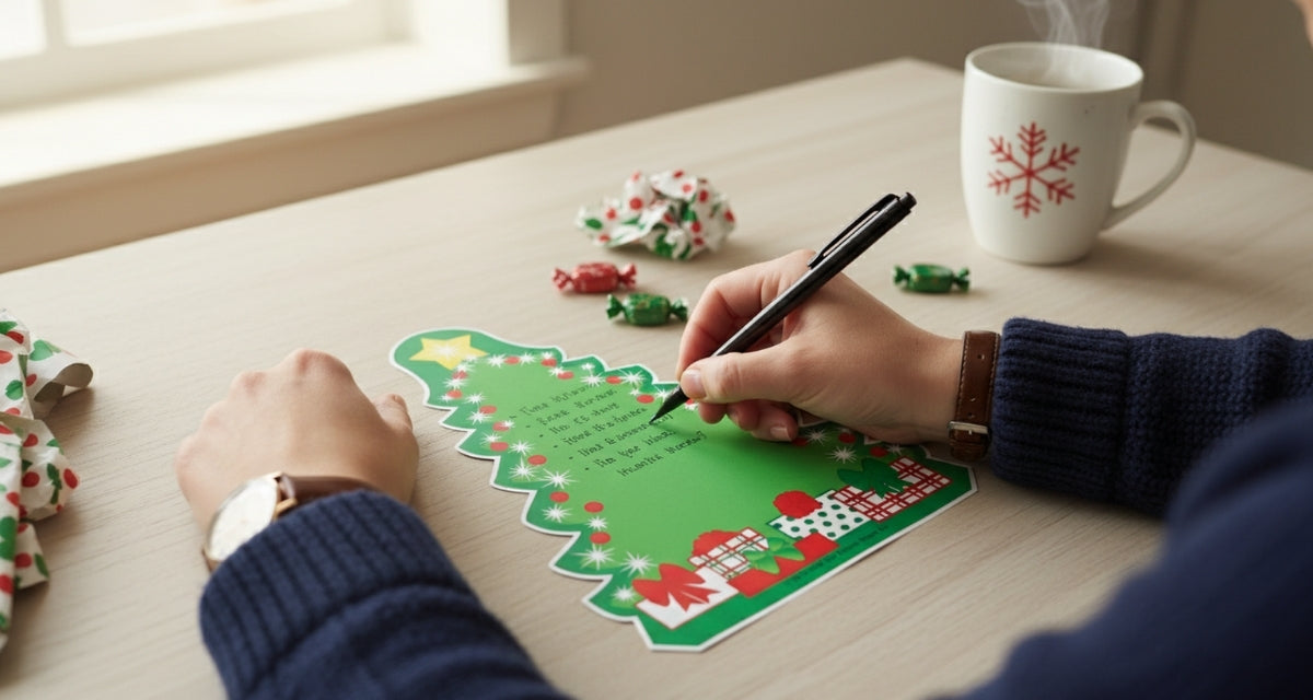 SHAPES ETC.  Large Notepad - Decorated Tree
