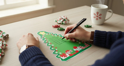 SHAPES ETC.  Large Notepad - Decorated Tree