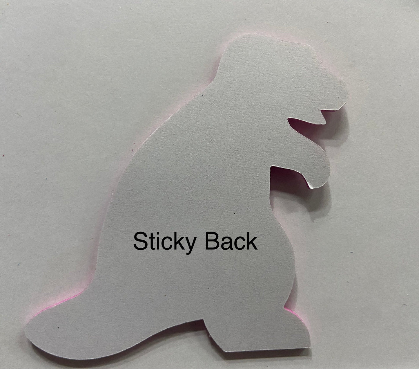 SHAPES ETC. Small Single Color Creative Foam Cut-Outs - Dinosaur