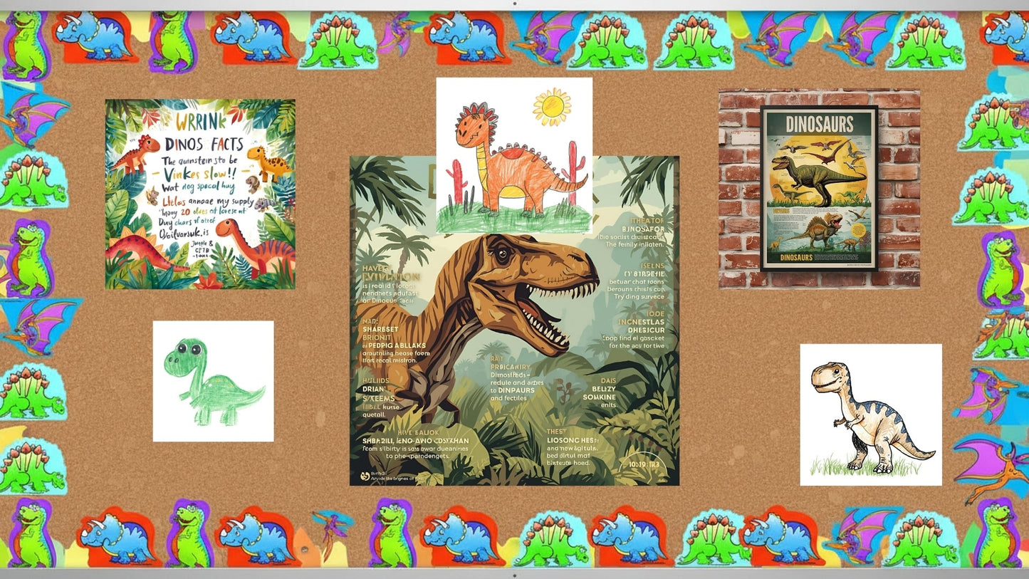SHAPES ETC.  Notepad - Tyrannosaurus Rex