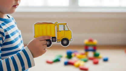 SHAPES ETC. Large Notepad - Dump Truck