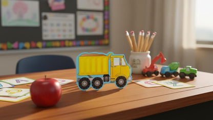 SHAPES ETC. Large Notepad - Dump Truck