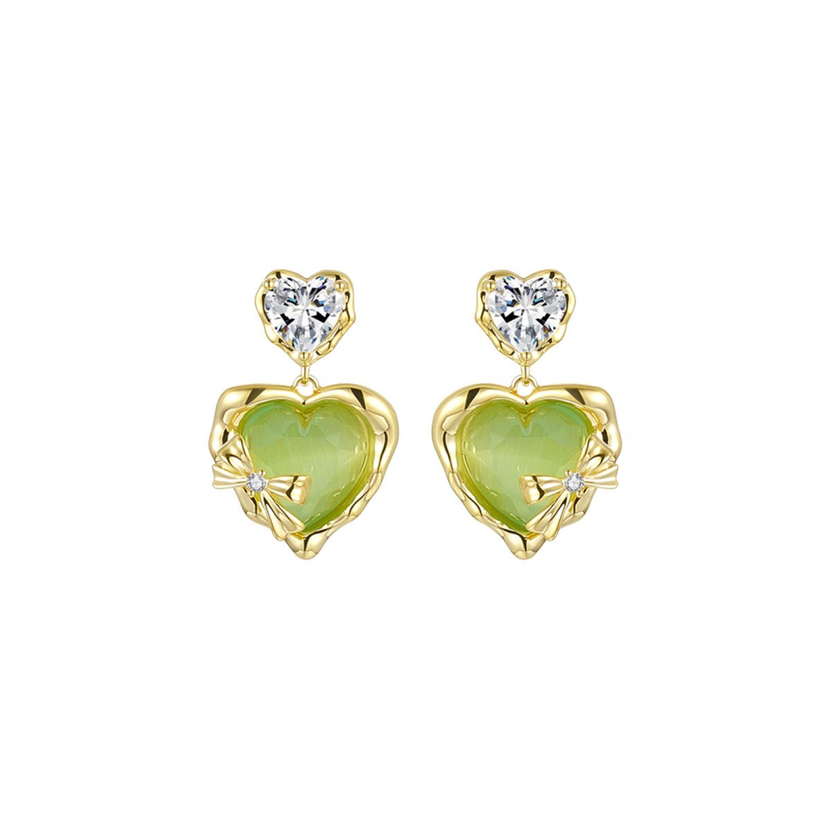 Candy Darling Green Earrings