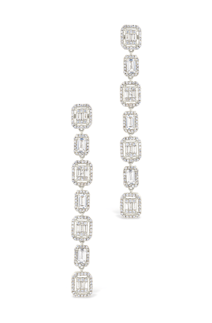 Nancy CZ Drop Stud Earrings