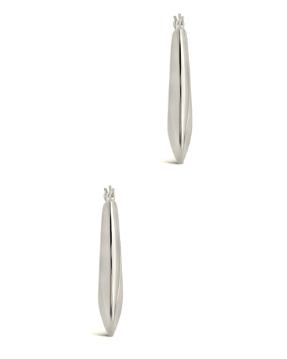 Indy Elongated Hoop Earrings
