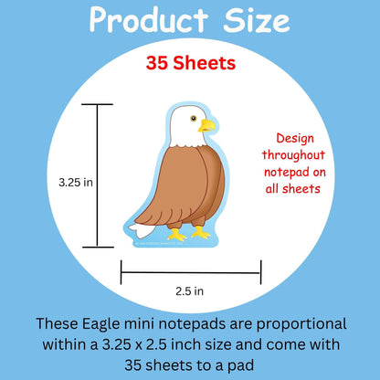 SHAPES ETC. Mini Notepad - Eagle