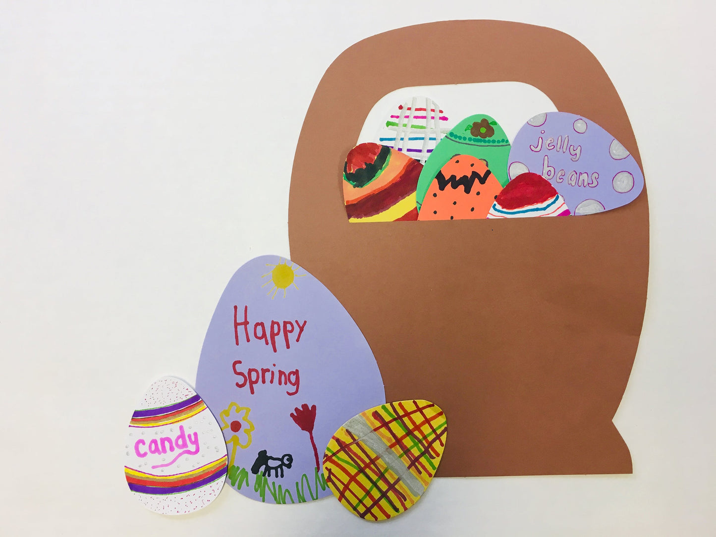 SHAPES ETC. Egg Assorted Color Creative Cut-Outs- 3”