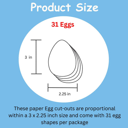 SHAPES ETC.  Single Color Cut-Out - Egg