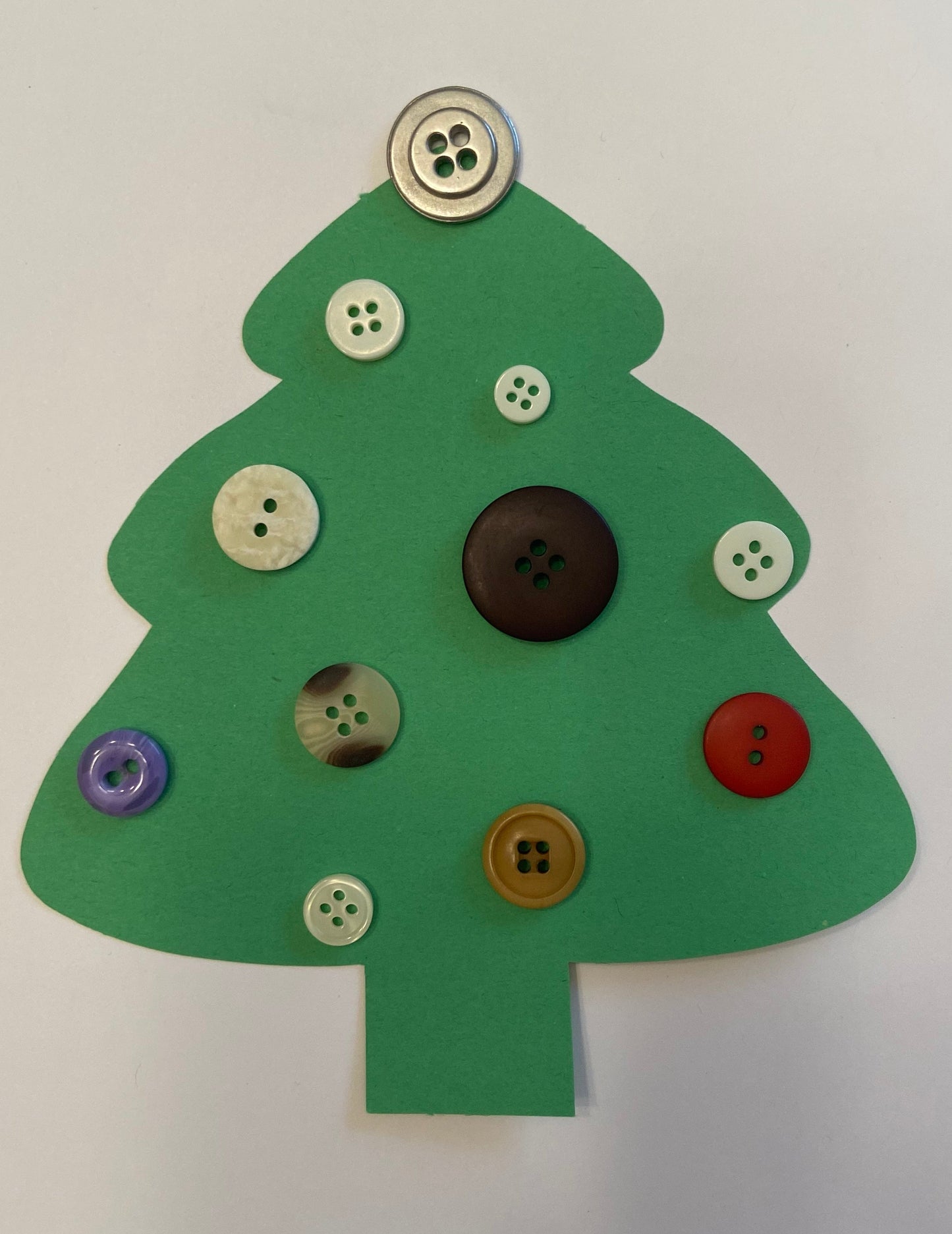 SHAPES ETC.  124 Pcs Christmas Evergreen Tree Large Assorted Green Cut-Outs - 5.5in