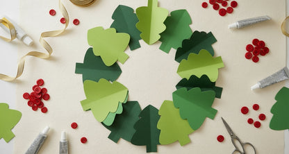 SHAPES ETC. Holiday Evergreen Tree Assorted Green Super Cut-Outs- 8in x 10in