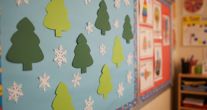 SHAPES ETC. Large Single Color Creative Foam Cut-Outs - Evergreen Tree