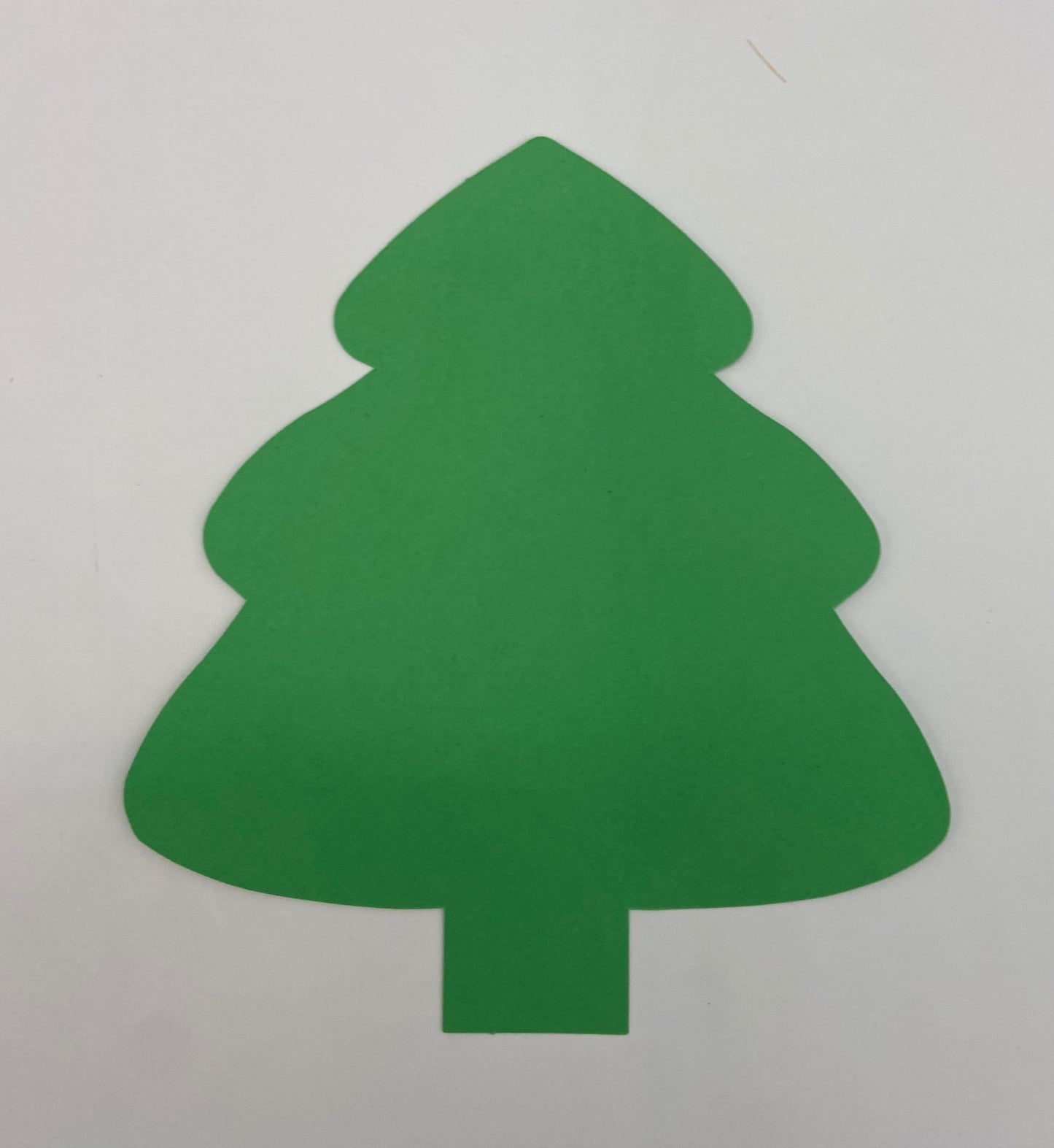 SHAPES ETC.  124 Pcs Christmas Evergreen Tree Large Assorted Green Cut-Outs - 5.5in
