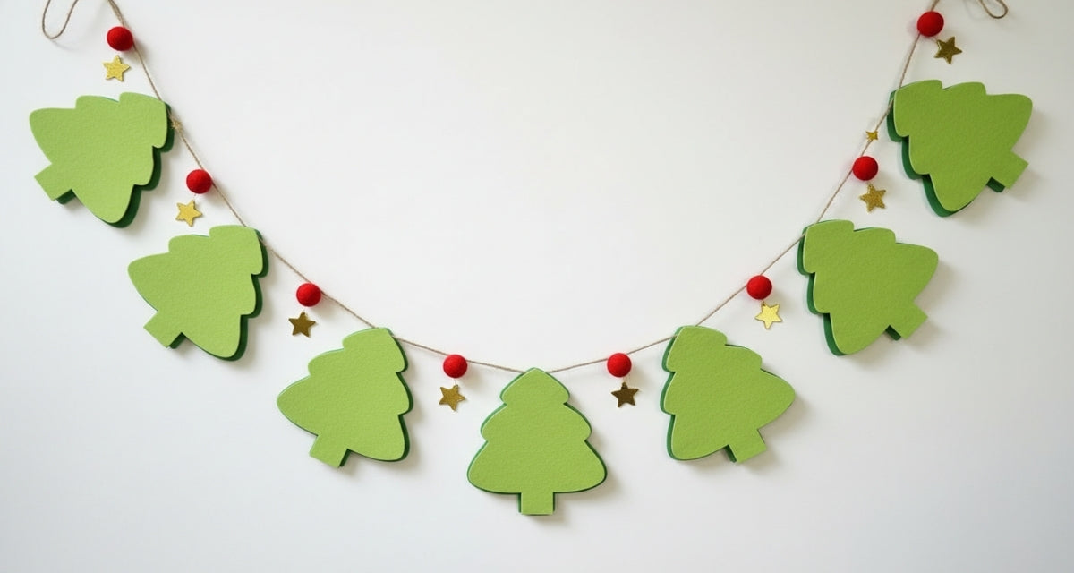 SHAPES ETC.  124 Pcs Christmas Evergreen Tree Large Assorted Green Cut-Outs - 5.5in