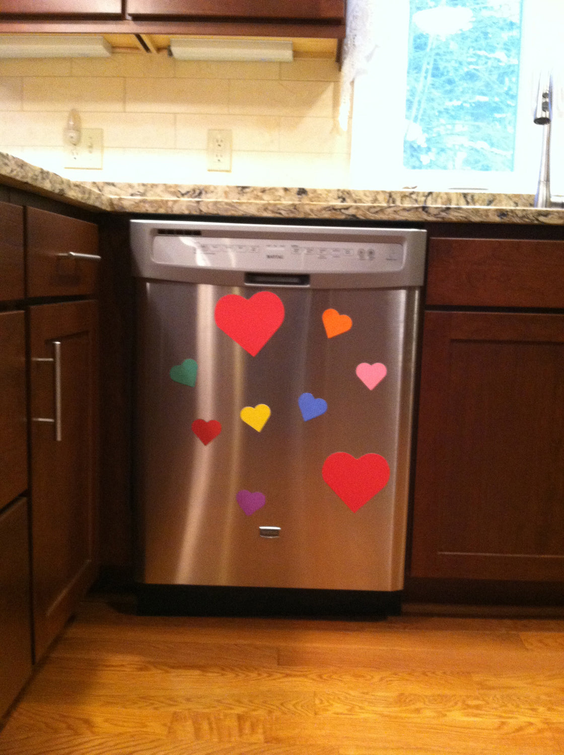 Die-Cut Magnetic - Large Single Color Heart