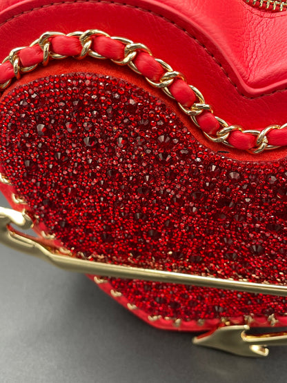 Betsey Johnson Kitsch Devil In The Details Crossbody Red