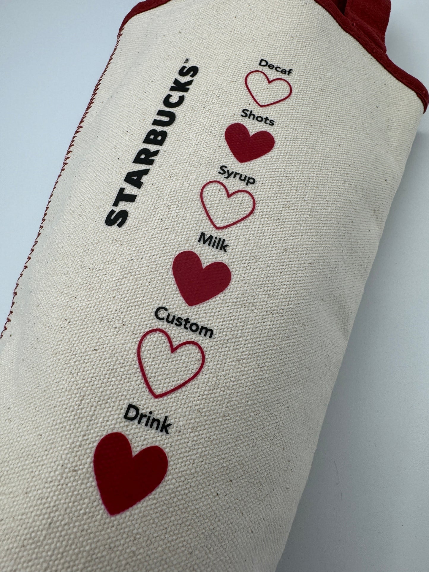 Starbucks Taiwan Love Classic Tumbler Bag