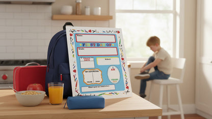 SHAPES ETC. First Day of School Announcement