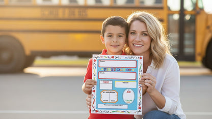 SHAPES ETC. First Day of School Announcement