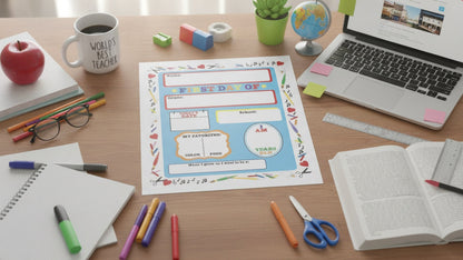 SHAPES ETC. First Day of School Announcement