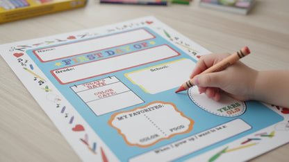 SHAPES ETC. First Day of School Announcement