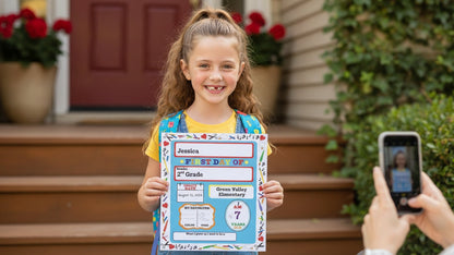SHAPES ETC. First Day of School Announcement
