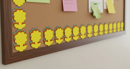 SHAPES ETC. Large Single Color Creative Foam Cut-Outs - Flower