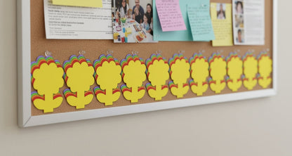SHAPES ETC. Large Single Color Creative Foam Cut-Outs - Flower