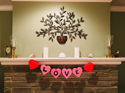 SHAPES ETC. Large Tri Color Creative Foam Cut-Outs - Heart