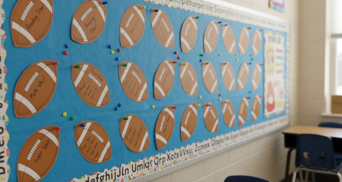 SHAPES ETC. Large Notepad - Football