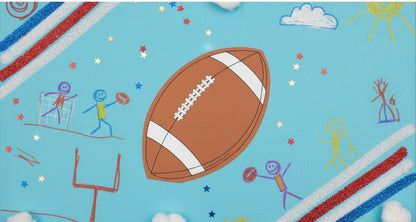 SHAPES ETC. Mini Notepad - Football