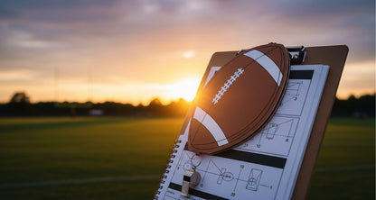 SHAPES ETC. Large Notepad - Football