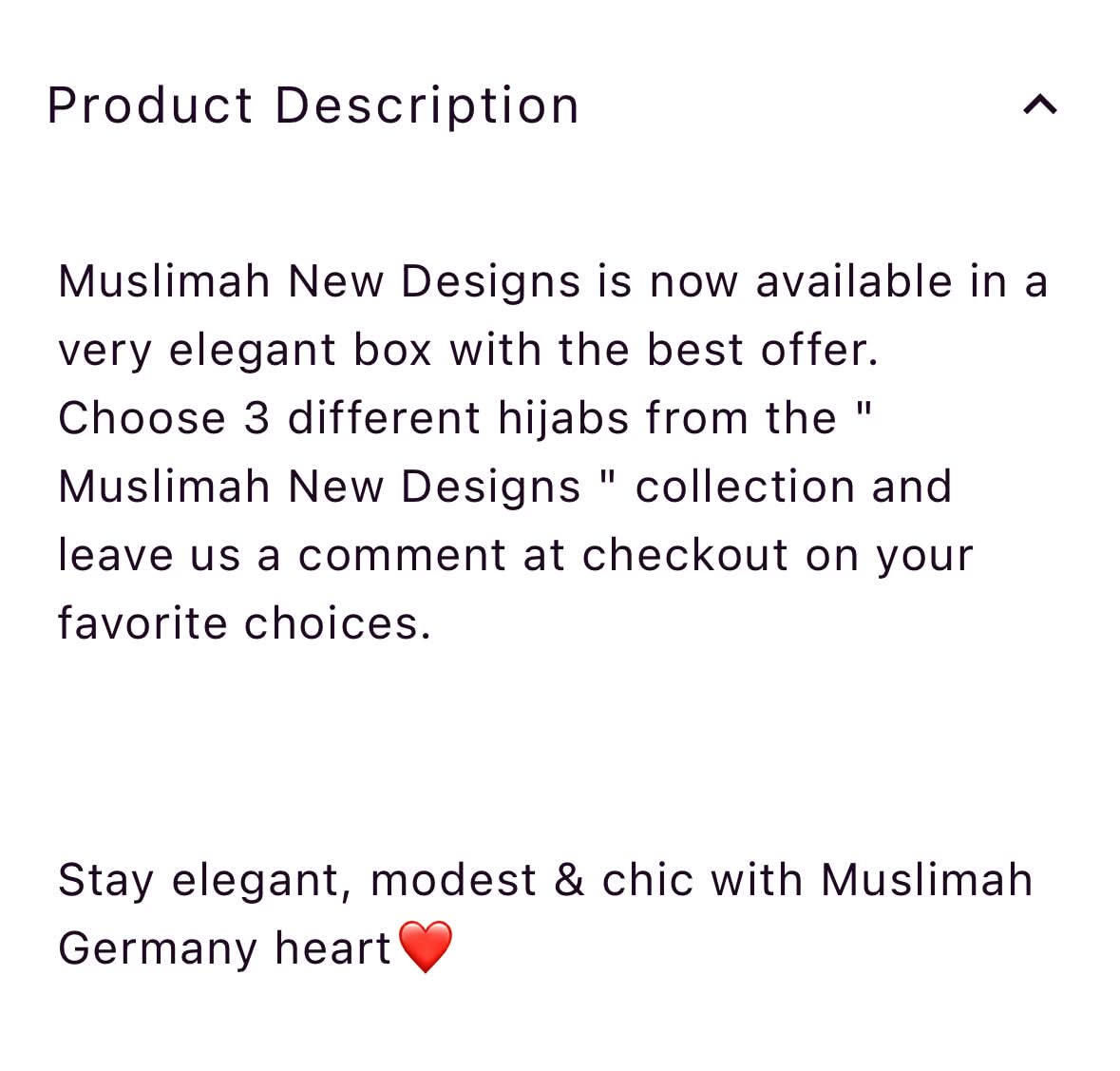 Muslimah New Designs Box - TrendDora