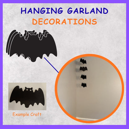 SHAPES ETC. Large Single Color Cut-Out - Bat
