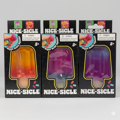 Set of Three Wannabe Nice-Sicle (Gelatin Squish)