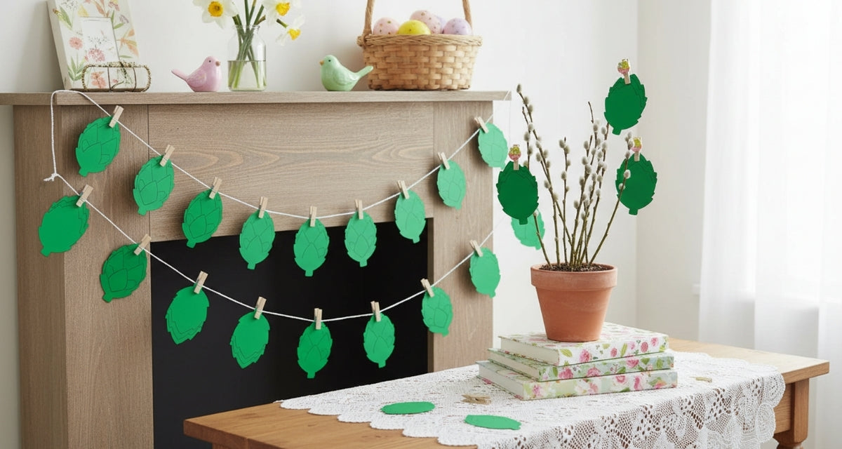 SHAPES ETC. Small Single Color Cut-Out - Green Leaf