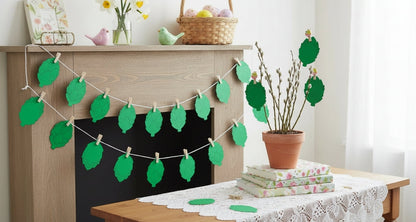 SHAPES ETC. Small Single Color Cut-Out - Green Leaf