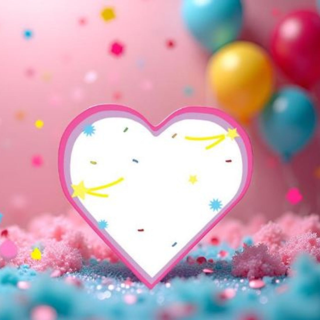 SHAPES ETC.  Mini Cardstock Accents - Celebration Heart