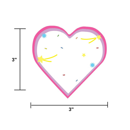 SHAPES ETC.  Mini Cardstock Accents - Celebration Heart