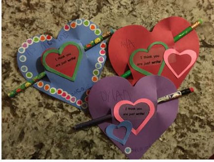 SHAPES ETC. Heart Assorted Color Creative Cut-Outs- 2.5"