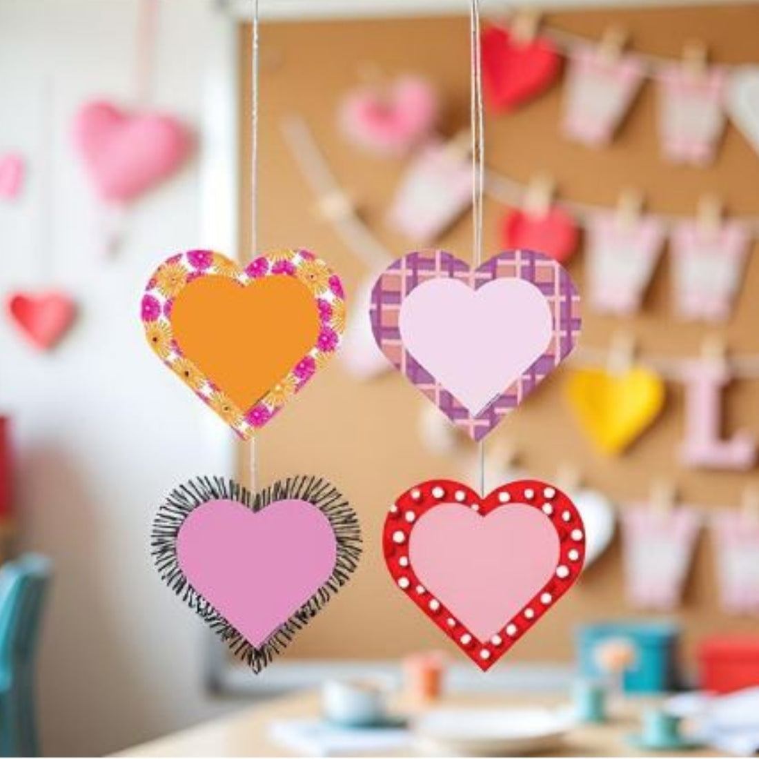 SHAPES ETC.  Mini Cardstock Accents - Hearts Variety Pack