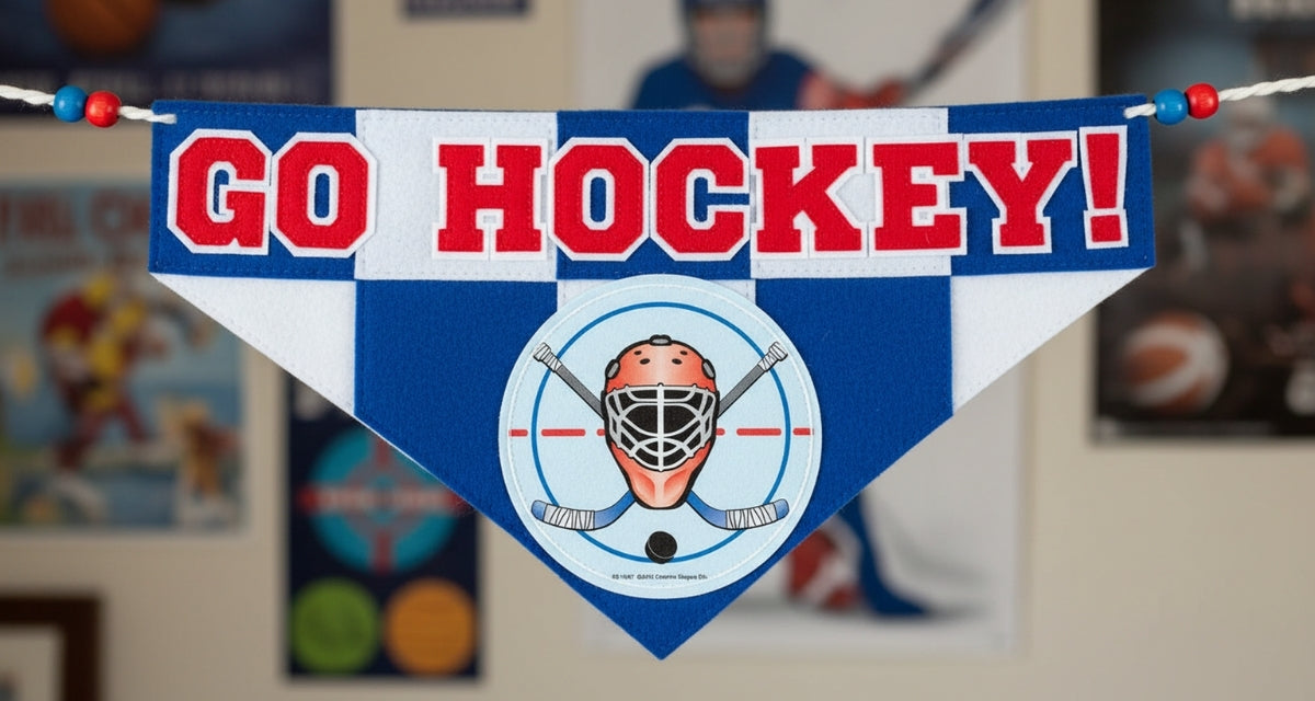 SHAPES ETC. Large Notepad - Hockey