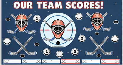SHAPES ETC. Large Notepad - Hockey