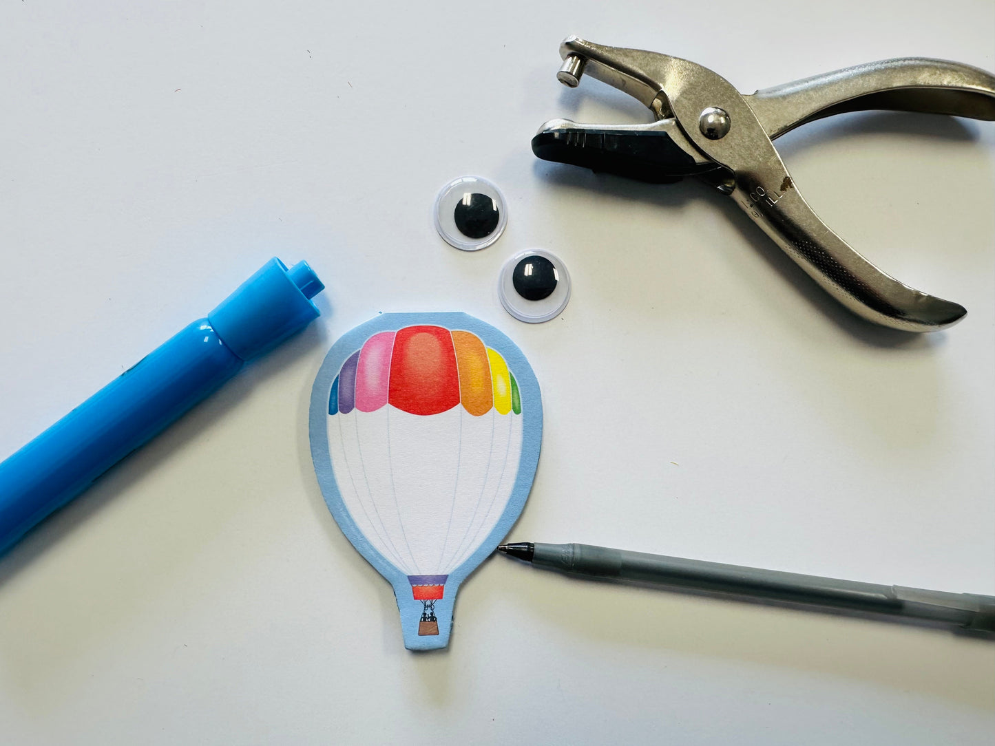 SHAPES ETC. Mini Notepad - Hot Air Balloon