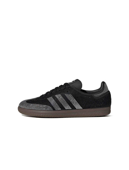 Adidas Womens Rhinestone Samba OG - Black/Silver