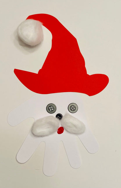 SHAPES ETC. Small Single Color Creative Foam Cut-Outs - Santa Hat